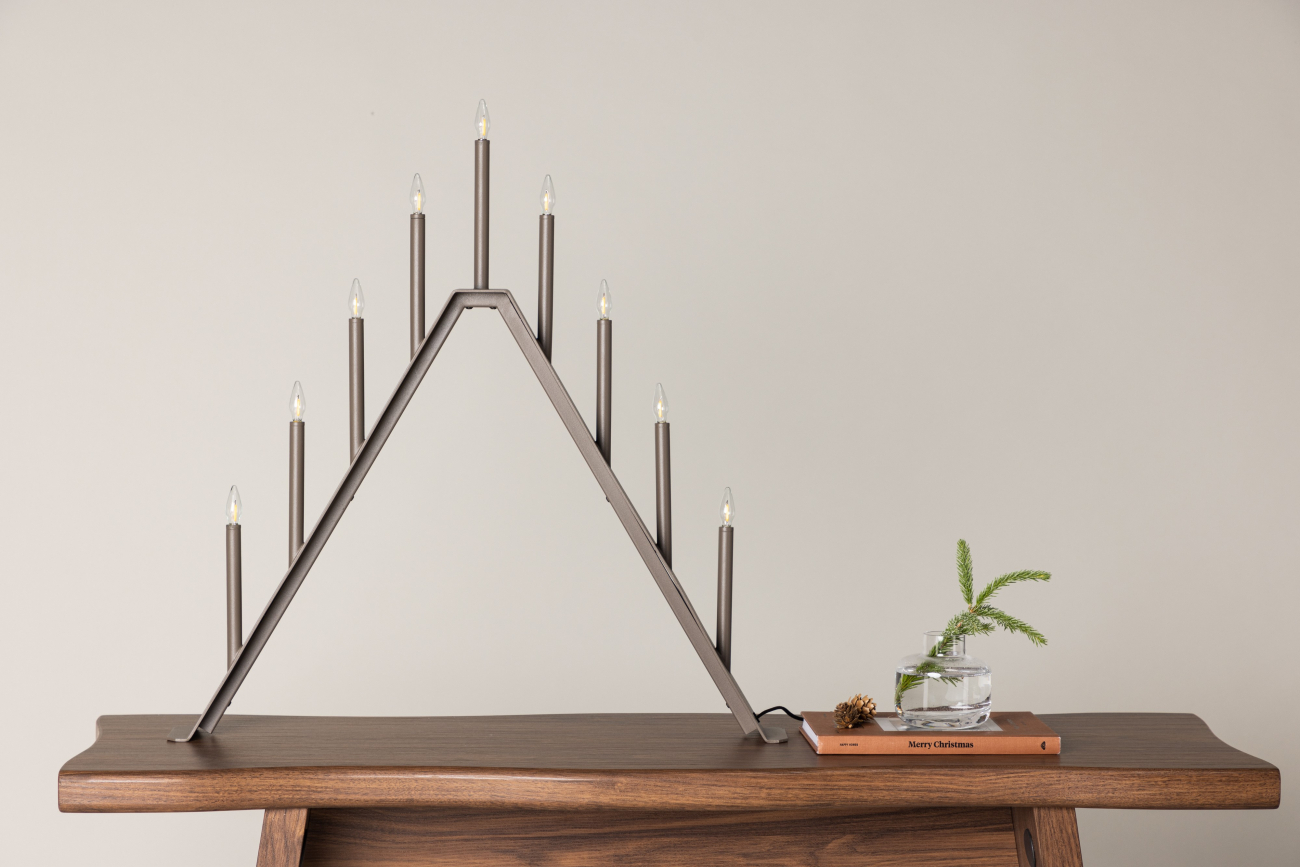 Candelabro dell'Avvento 'Mölndal' - Camoscio