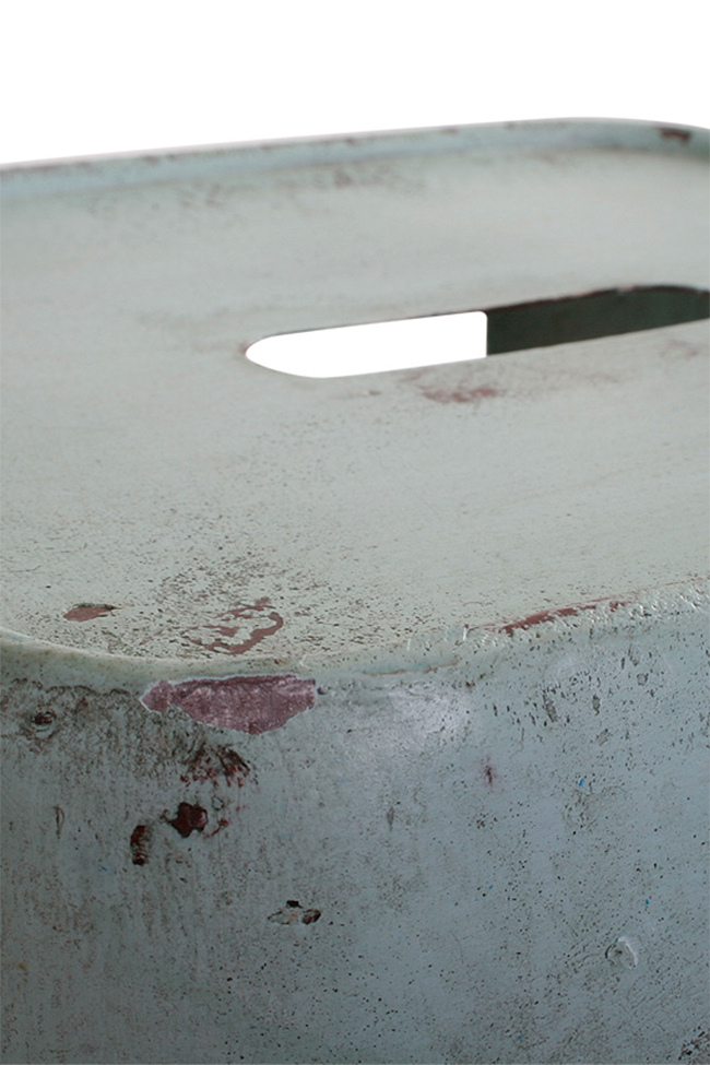 Panca 'Marseille' 70cm - Turchese