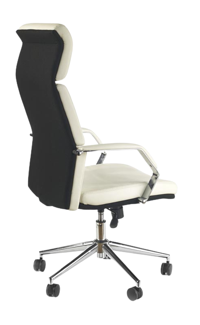 Sedia da ufficio 'Sagunto' - Bianco/Nero