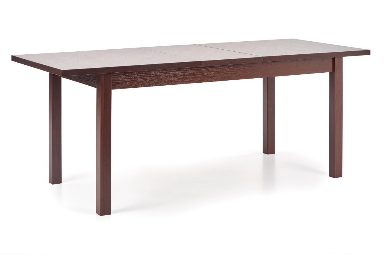 Tavolo da pranzo 'Dark Walnut' 118-158x75cm - Marrone scuro