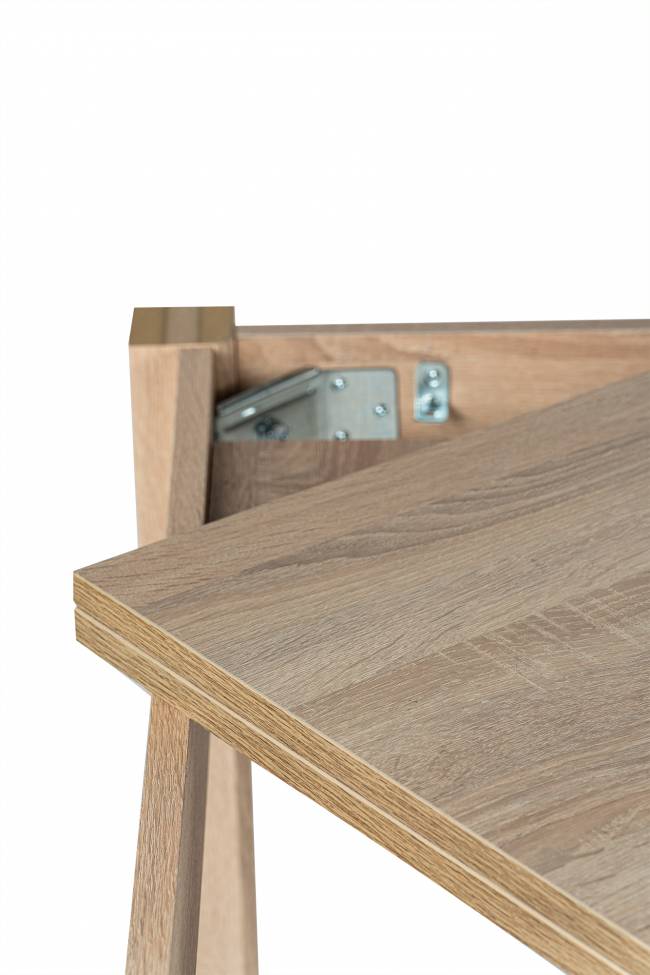 Tavolo da pranzo 'Altea' 80-160x80cm - Rovere