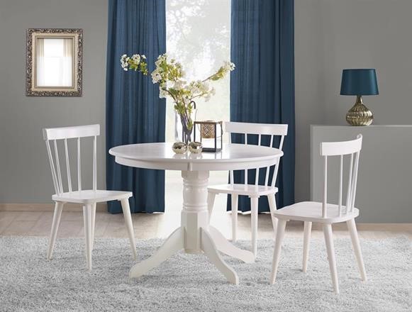 Tavolo da pranzo 'Visby' Rotondo 106cm - Bianco