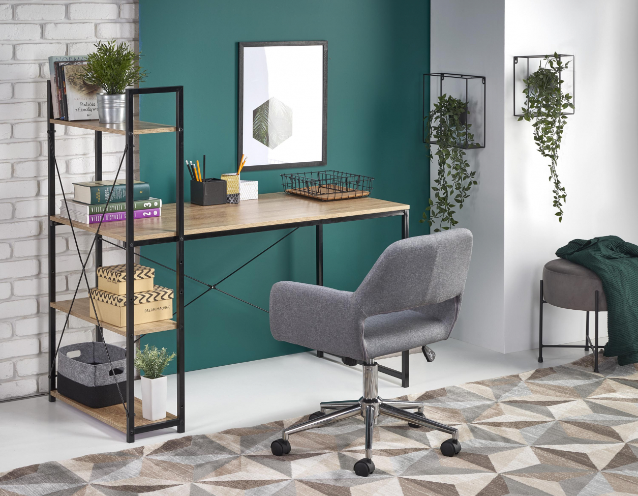 Scrivania 'Narvik' - Nero