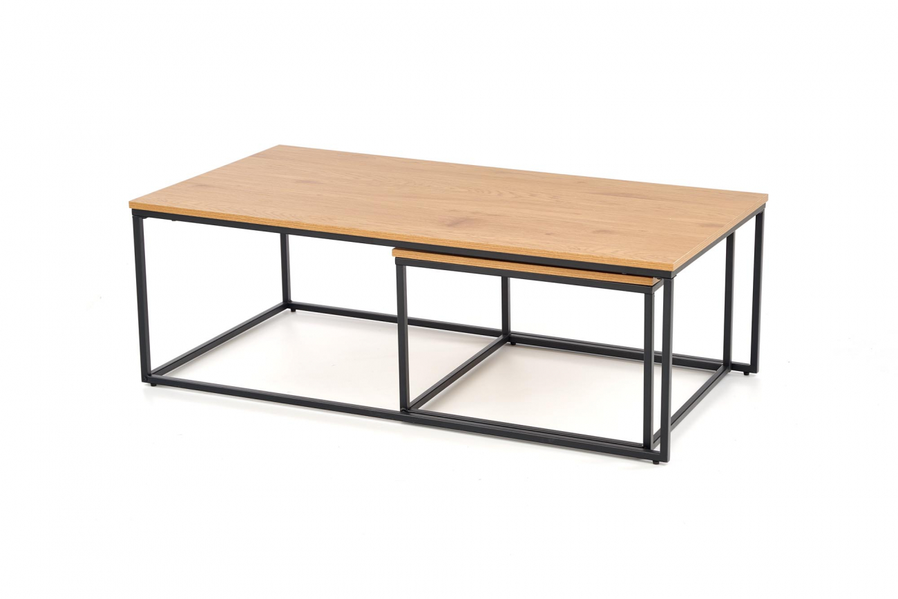 Tavolino 'Hejde' - Rovere/Nero