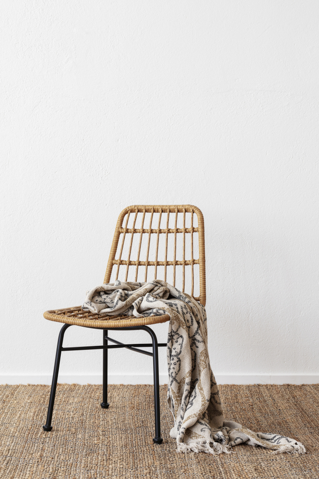 Sedia 'Nature' - Naturale/Nero