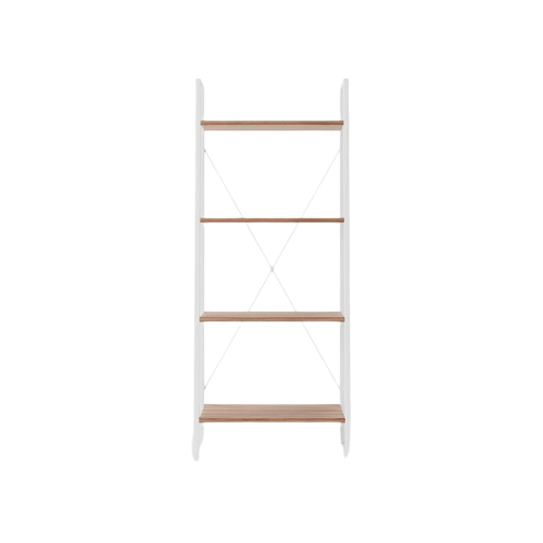 Libreria 'Berg' - Bianco/Rovere