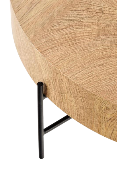 Tavolino 'Lapland' - Rovere/Nero