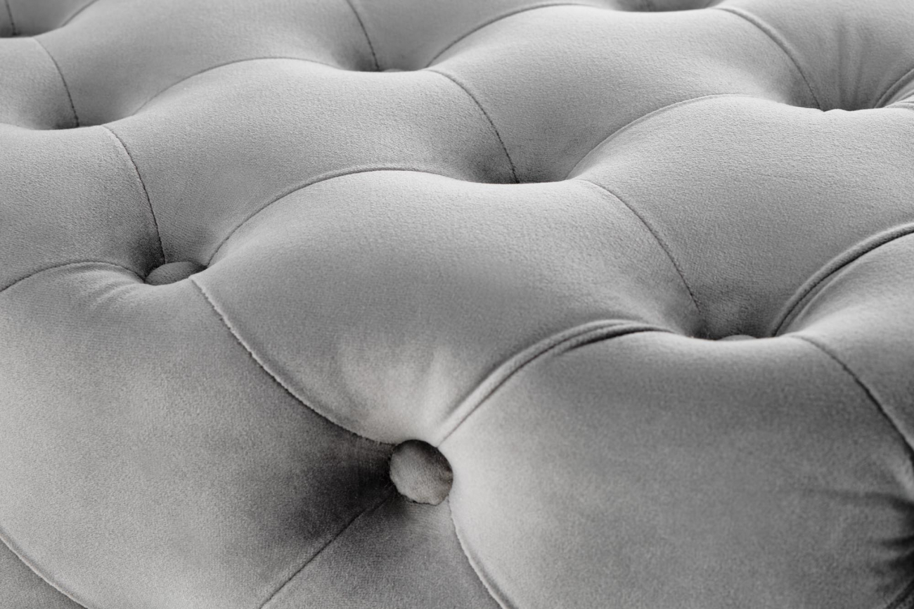 Panca 'Athena' - Grigio/ottone