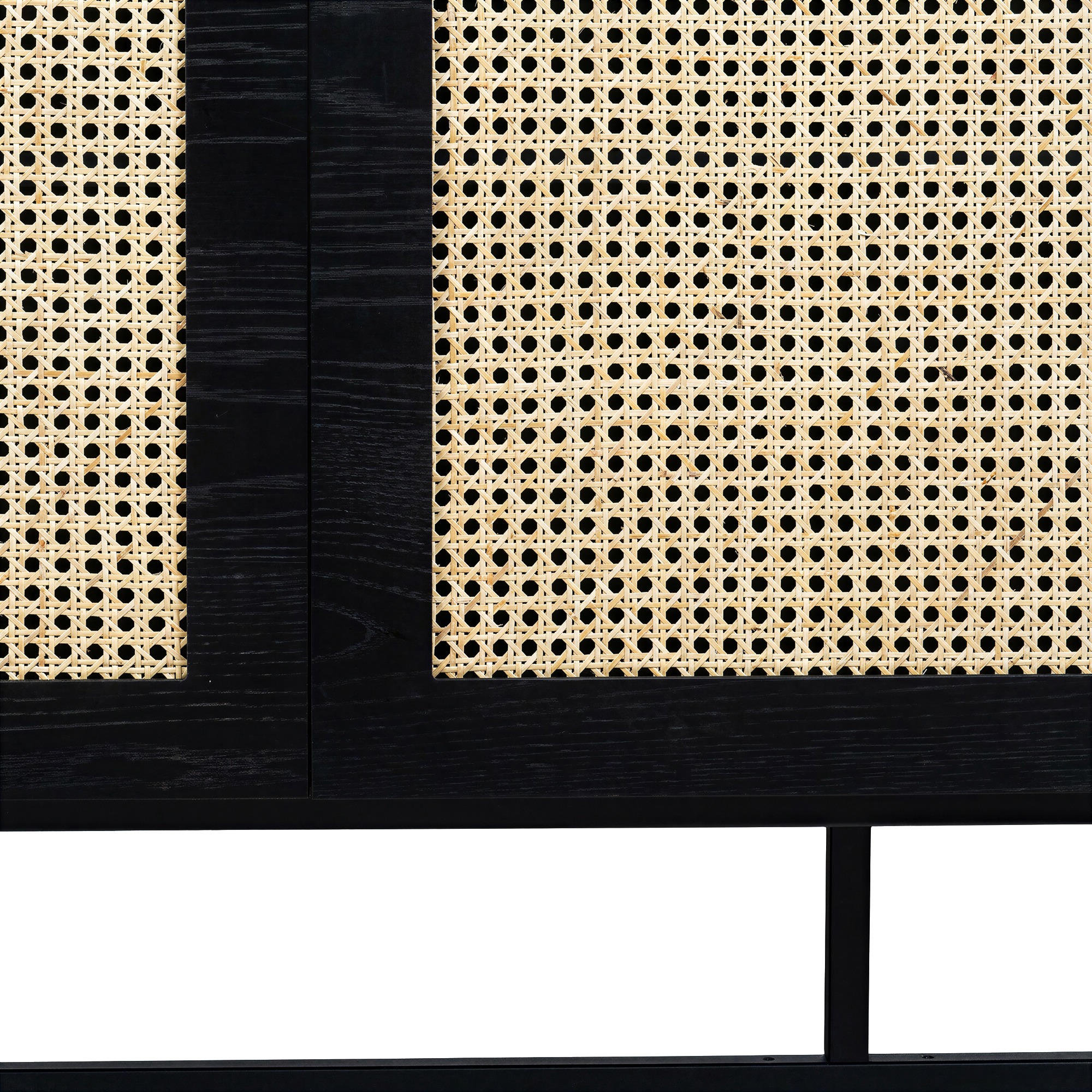 Sideboard 'Sailor' - Nero/Naturale