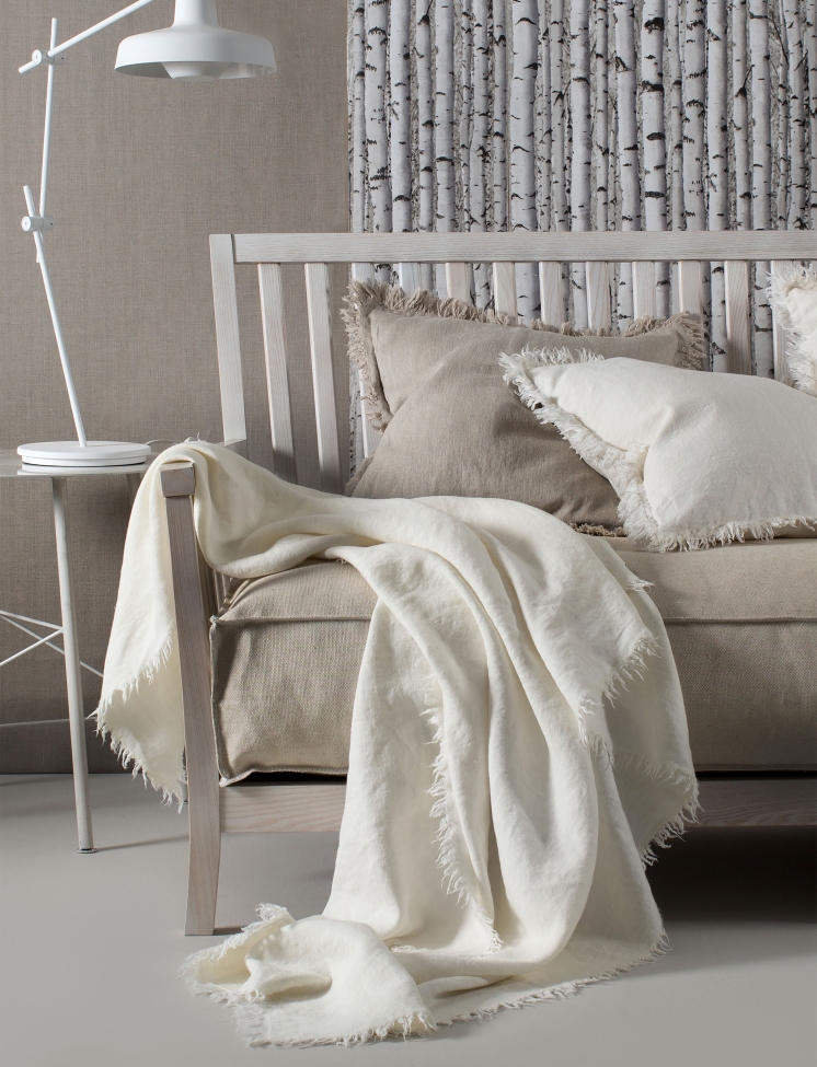 Coperta 'Merlin' 130x170 - Bianco