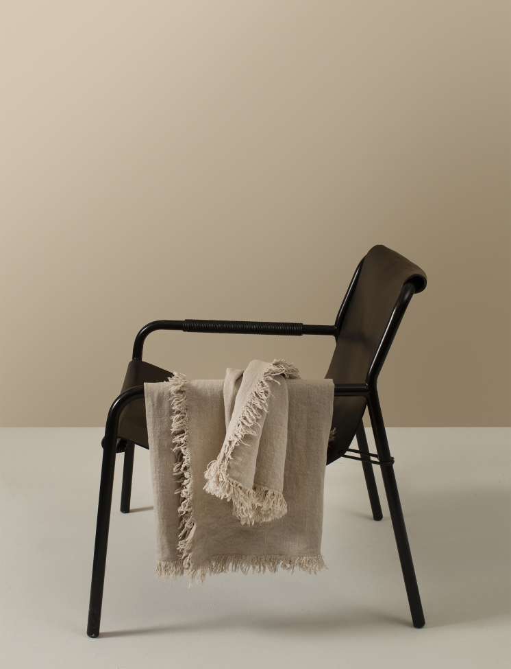 Coperta 'Merlin' 130x170 - Naturale