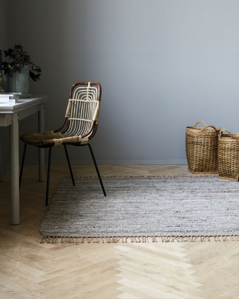 Tappeto 'Hafi' 180x180 - Grigio/Marrone