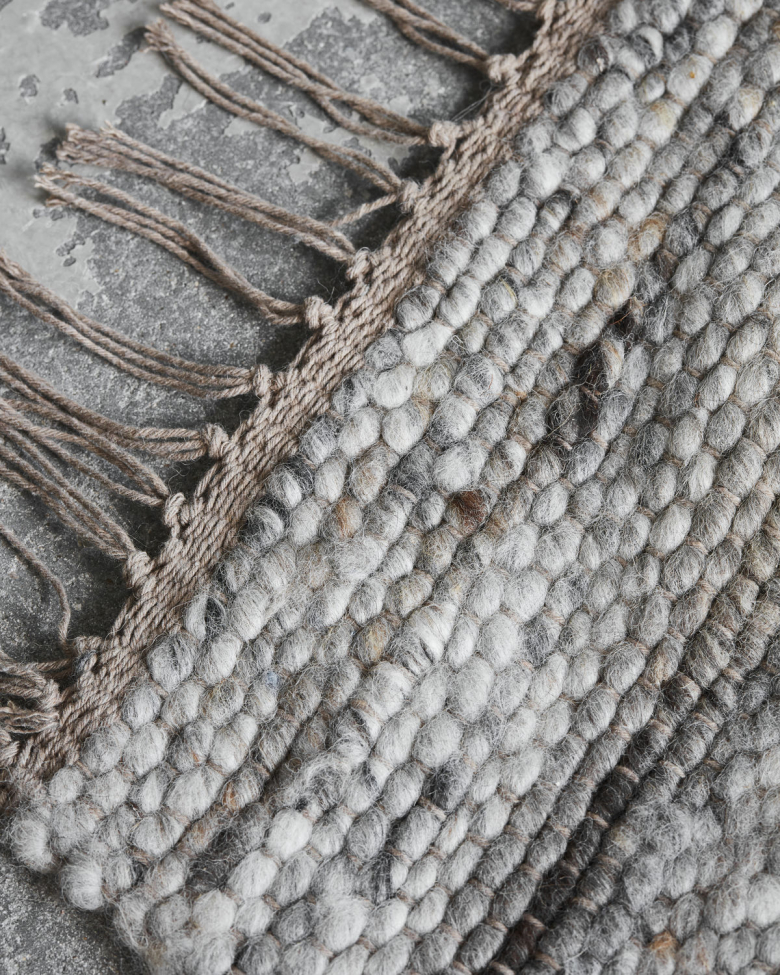 Tappeto 'Hafi' 180x180 - Grigio/Marrone