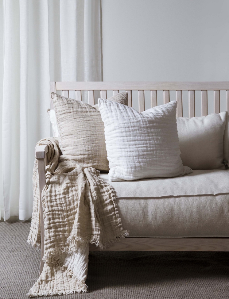 Coperta 'Hannelin' 130x170 - Naturale