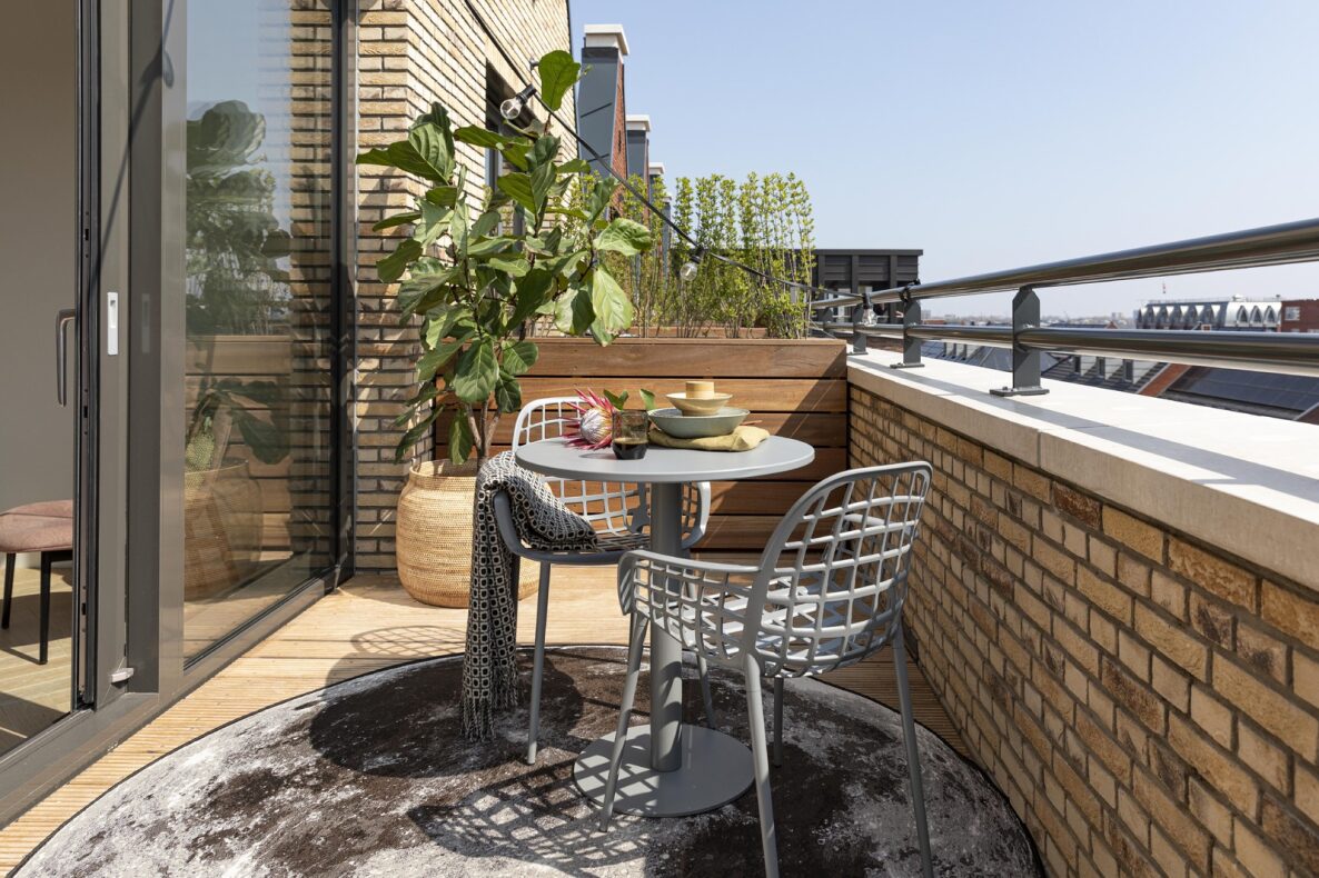 Tavolo bistro 'Maze' Rotondo 70cm - Verde