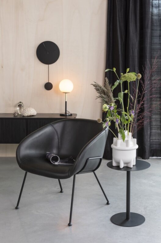 Tavolo bistro 'Snow' - Nero