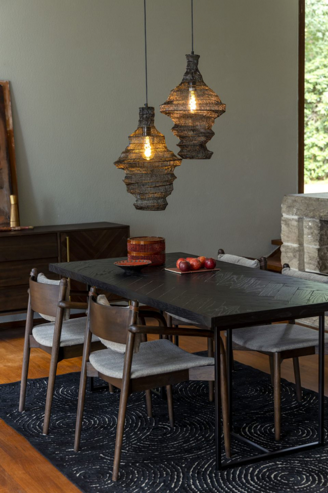 Tavolo da pranzo 'Class' 180x90cm - Nero