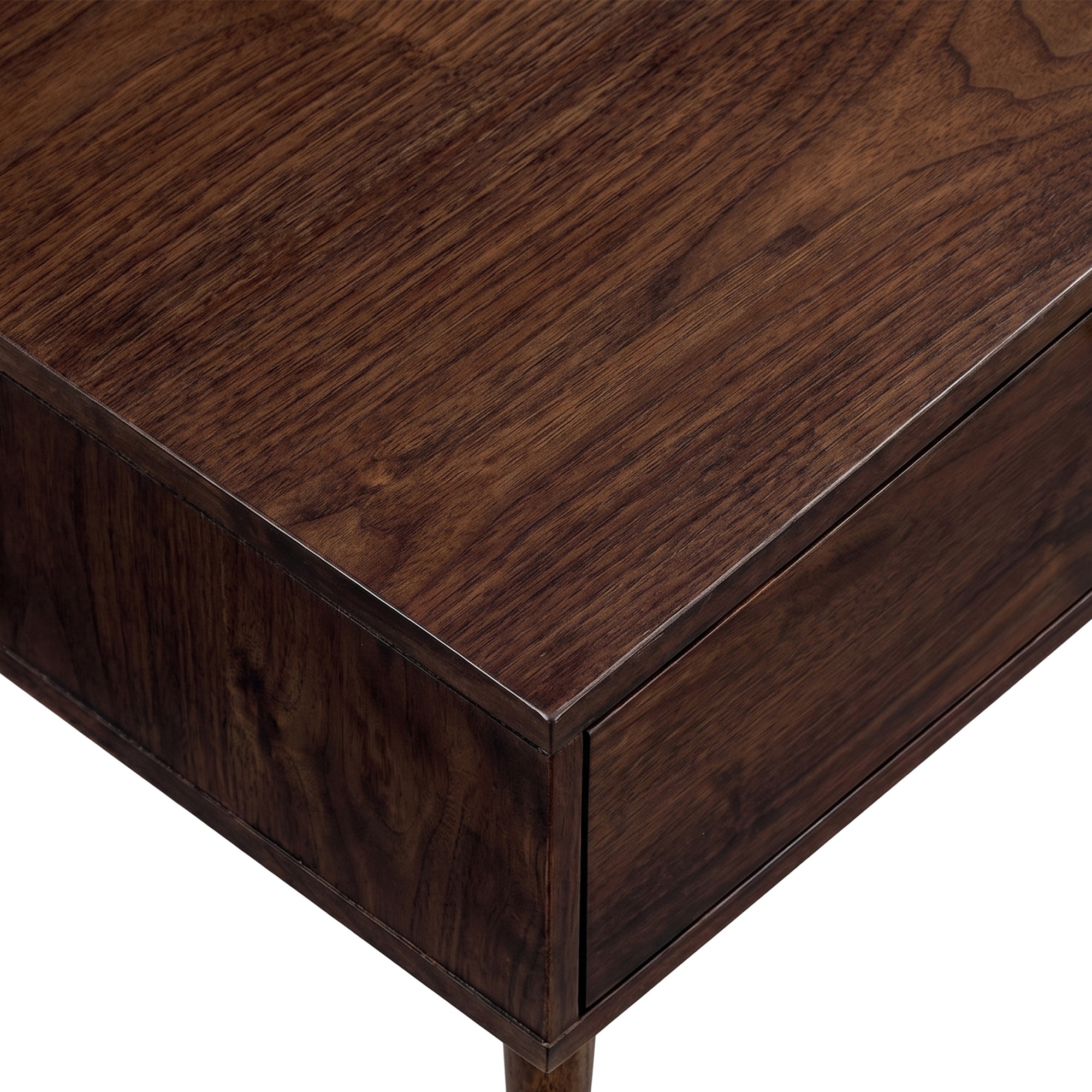Tavolino 'Prime' - Noce/Ottone