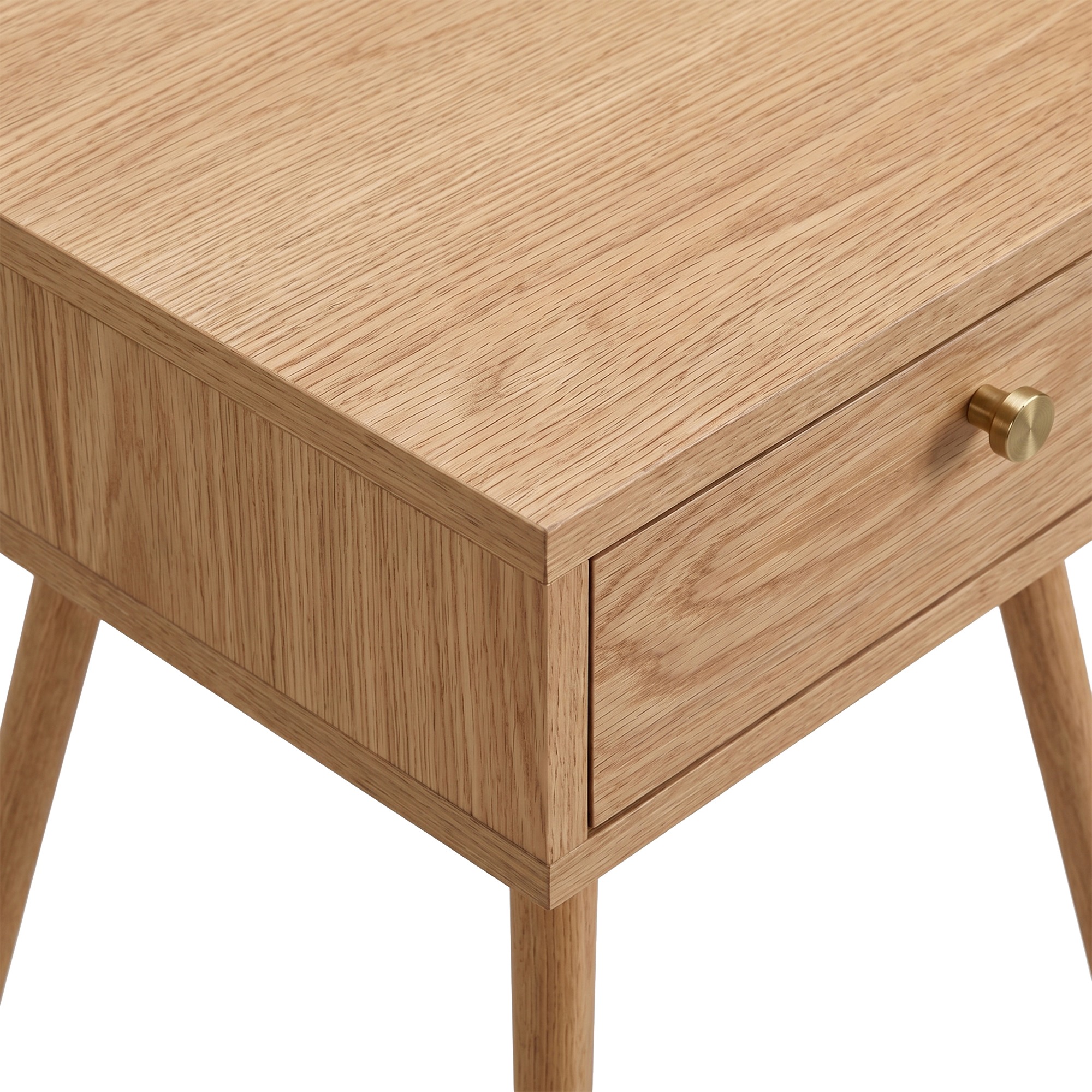 Comodino 'Prime' - Rovere/Ottone