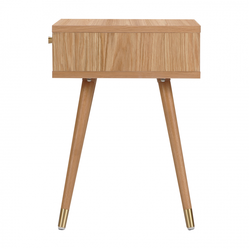 Comodino 'Prime' - Rovere/Ottone