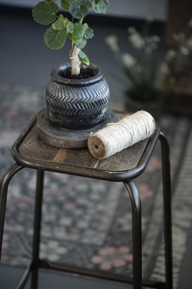 Sgabello 'Dill' - Legno/Metallo