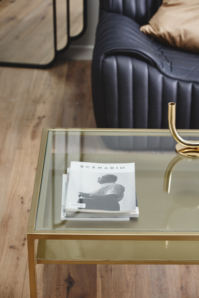 Tavolino 'ETNE' - Dorato