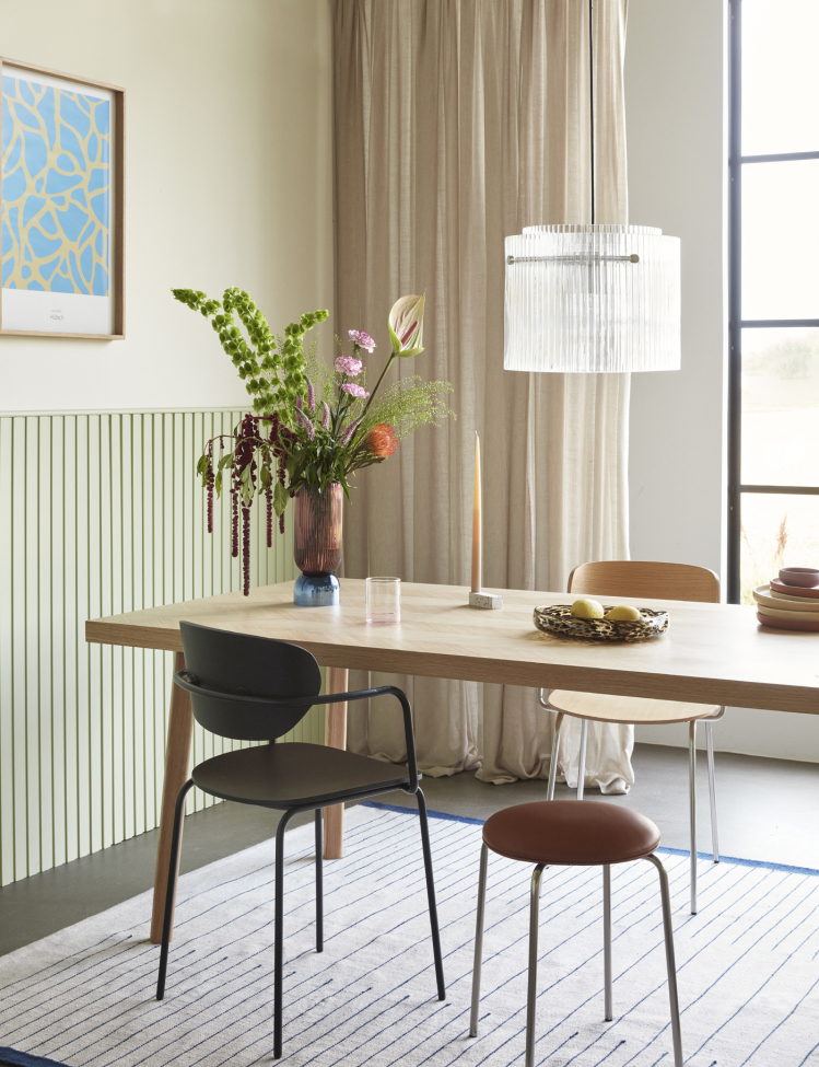 Sgabello 'Stack' - Marrone/Nickel