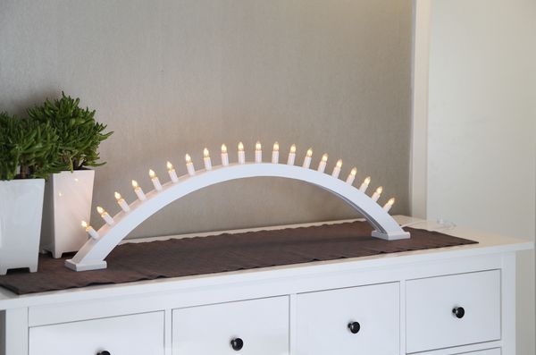 Candelabro 'Kulle' - Bianco