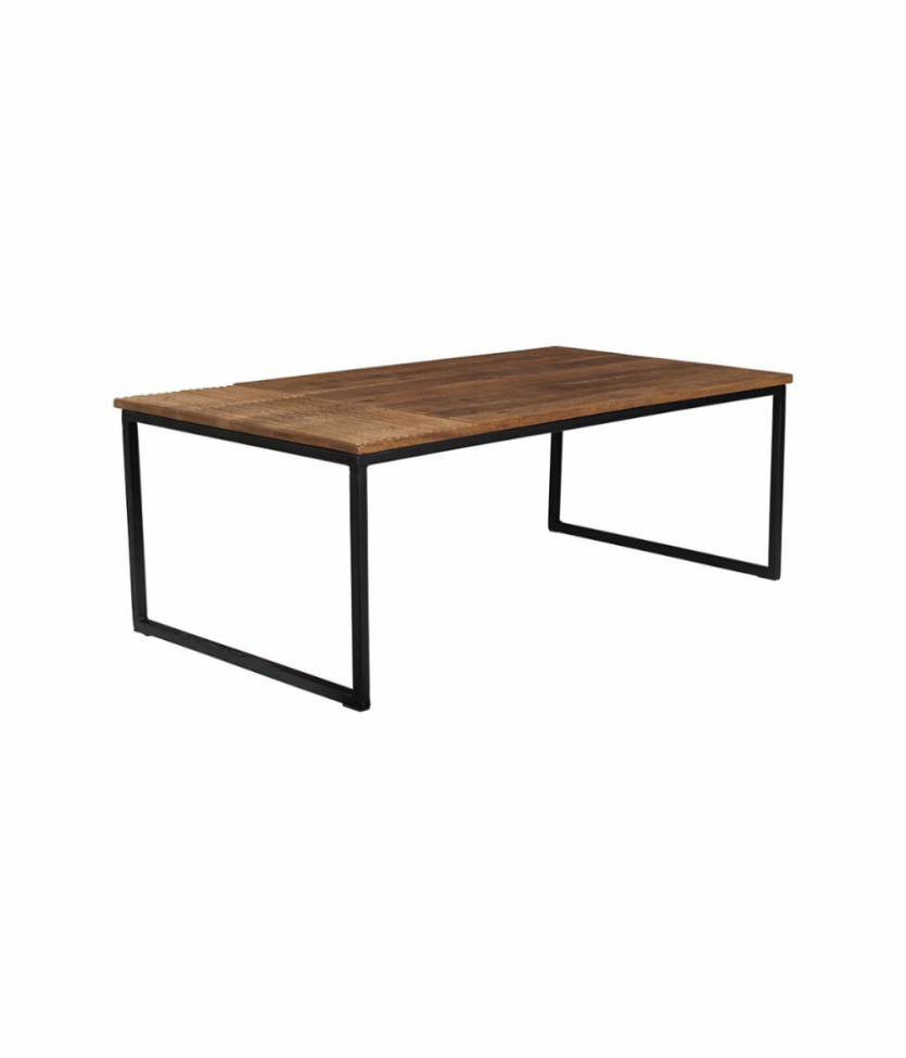 Tavolino 'Randi' - Naturale/Nero