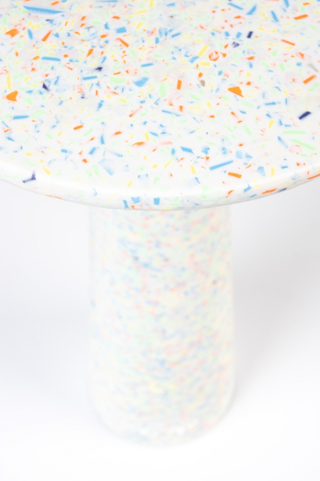 Tavolino 'Victoria' - Bianco/Multi