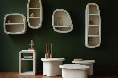 Tavolino 'Veda' 35cm - Beige