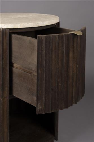 Comodino 'Marlow' - Marrone