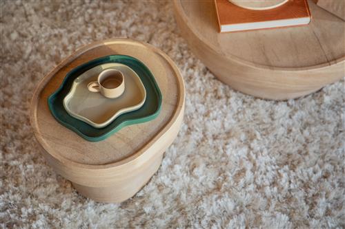 Tavolino 'Noble' Oval - Beige