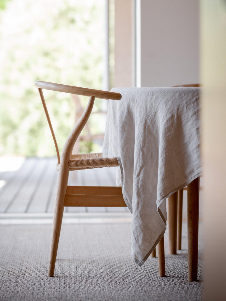 Tovaglia 'Julie' 145x280 - Lino/Bianco