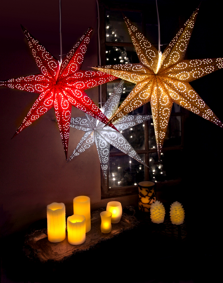 Stella di Natale 'Antique' - Oro