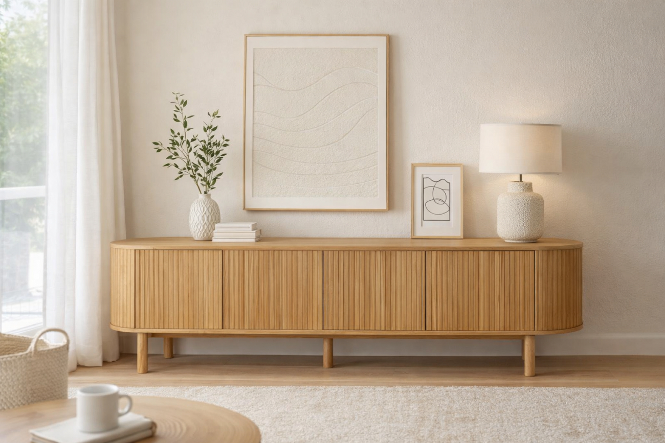 Mobile TV 'Myshult' L - Naturale