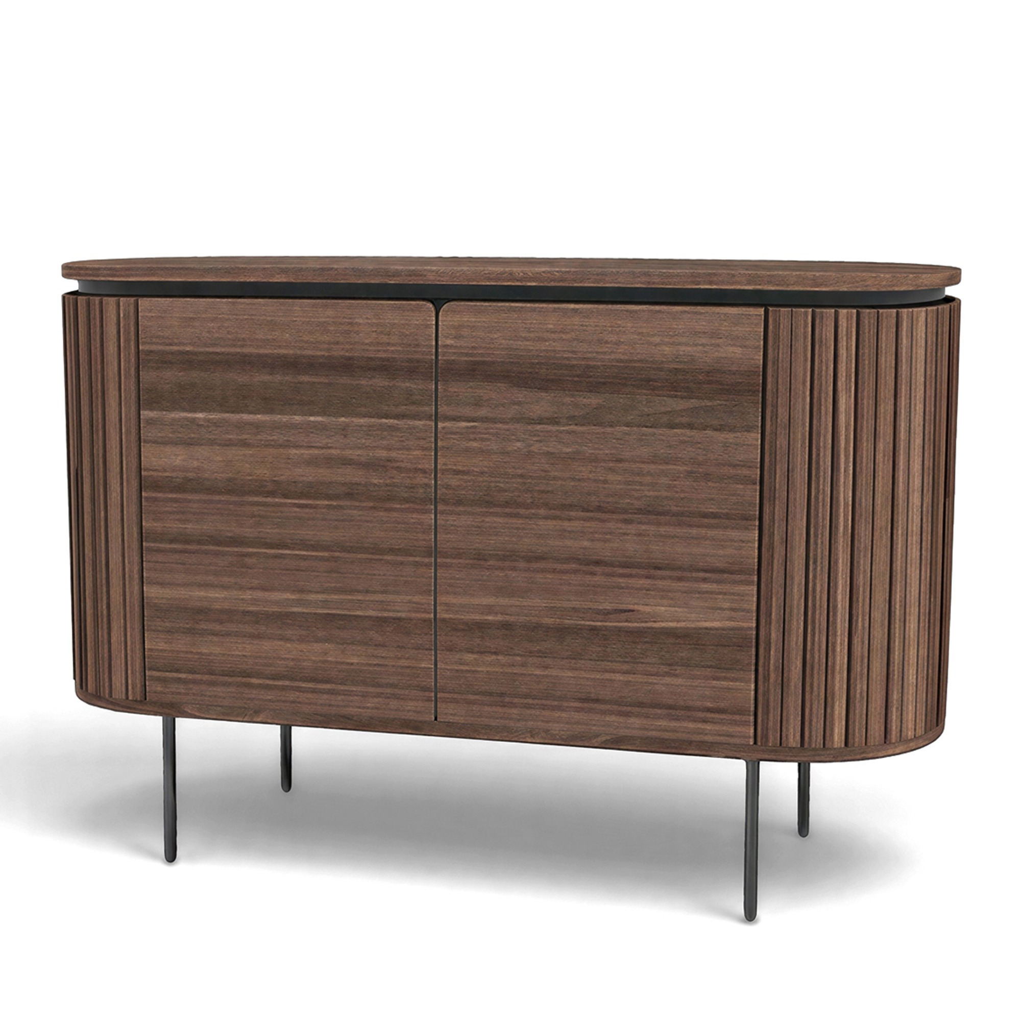 Sideboard 'K&auml;rra' - Noce/Nero