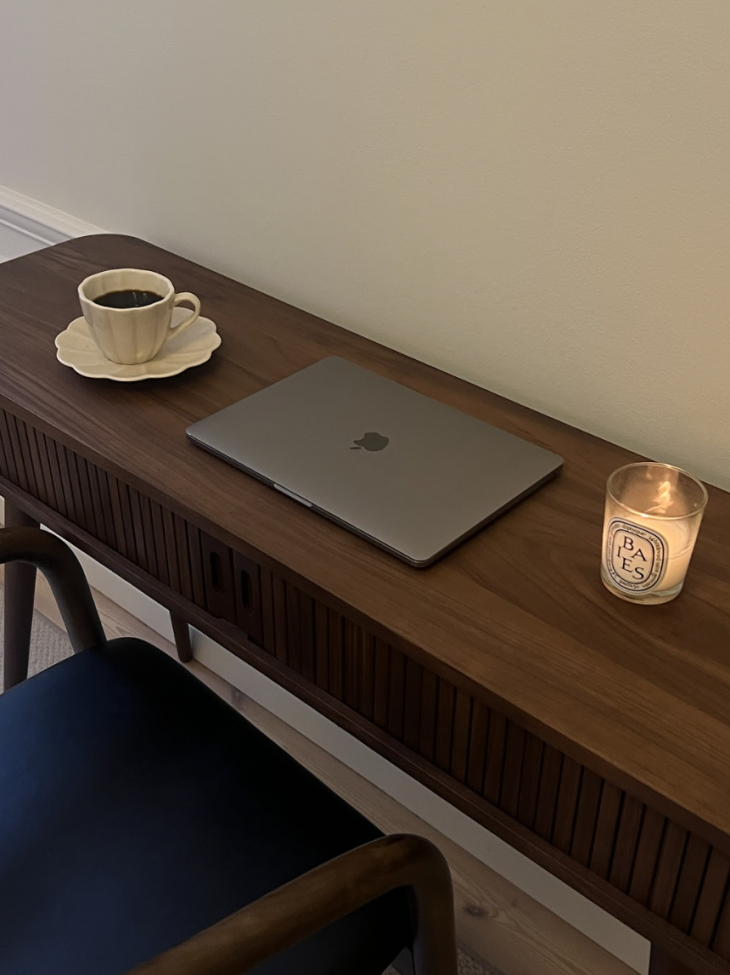 Scrivania 'Barbier' - Noce