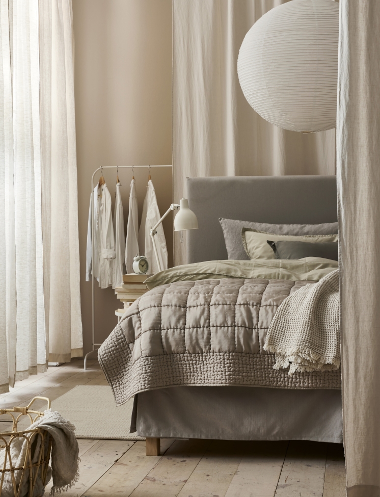 Copri letto 'Weeknight' 120x220x52 - Grigio