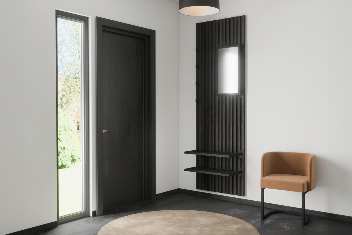 Appendiabiti 'Campiano' - Marrone