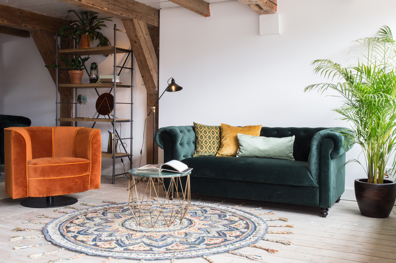 Poltrona 'Flower' - Arancione