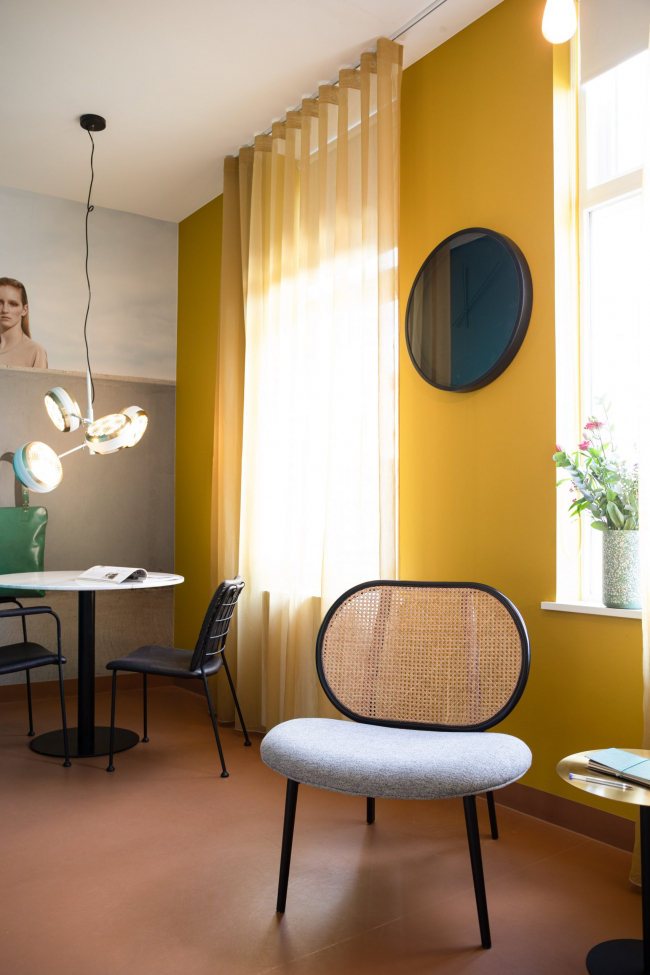 Poltrona 'Spike' - Naturale/Grigia/Nero