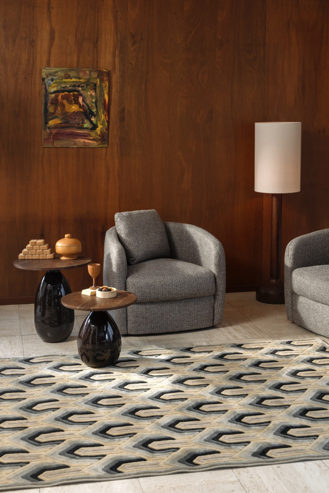 Poltrona 'Boho' - Marrone