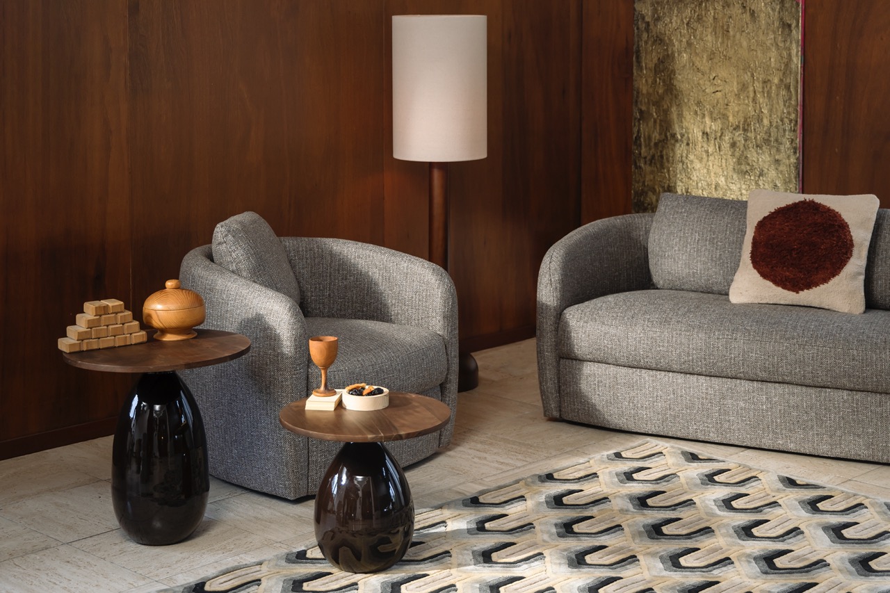 Poltrona 'Boho' - Marrone