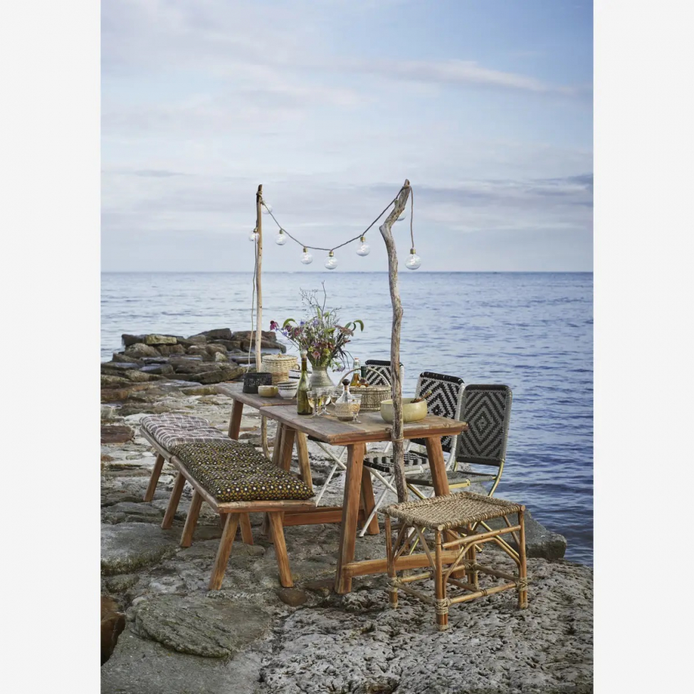 Sedia 'Cotton' - Bianco/Nero