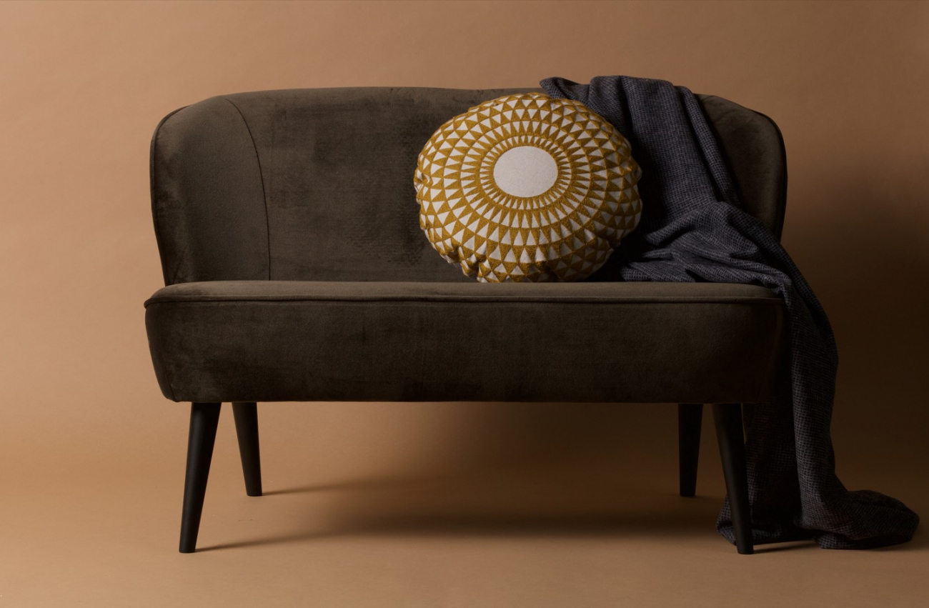 Divano 'Sara' - Verde/Velluto