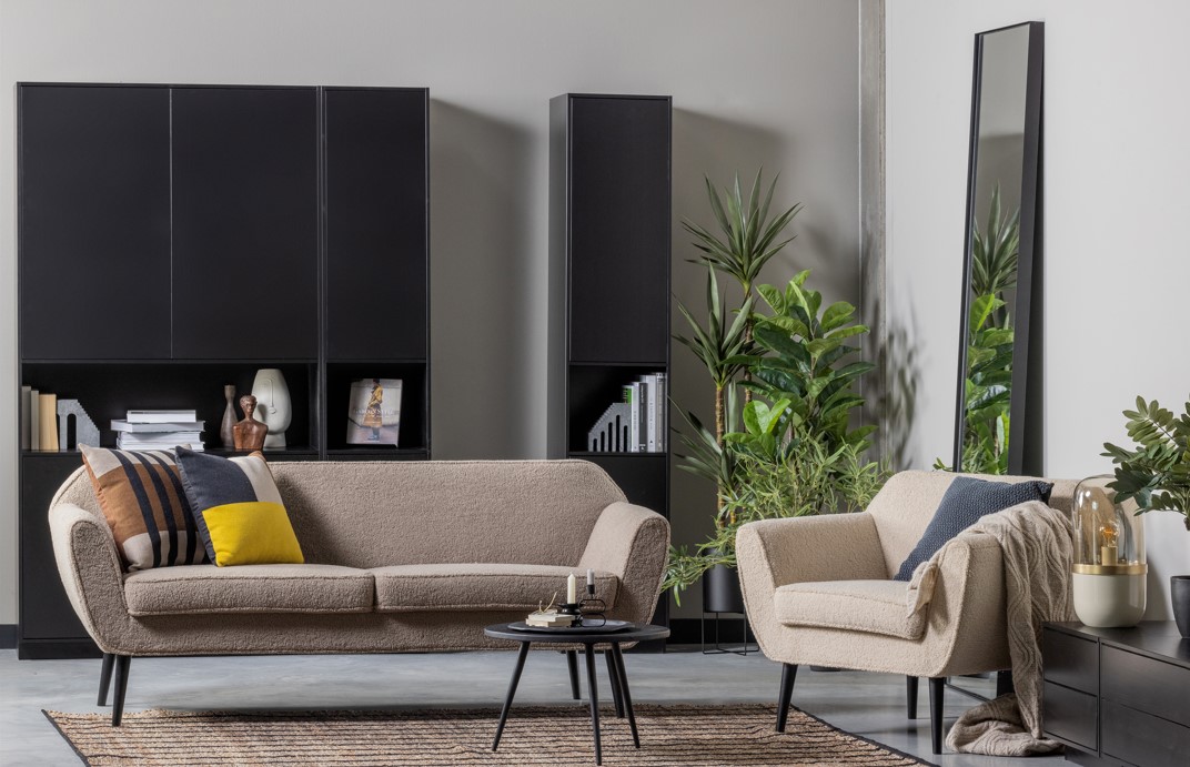 Poltrona 'Rocco' - Beige/Teddy