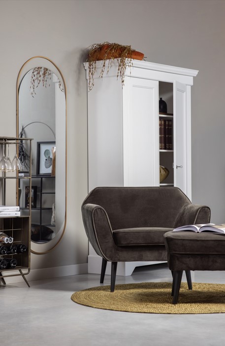 Puff 'Rocco' - Verde/Velluto