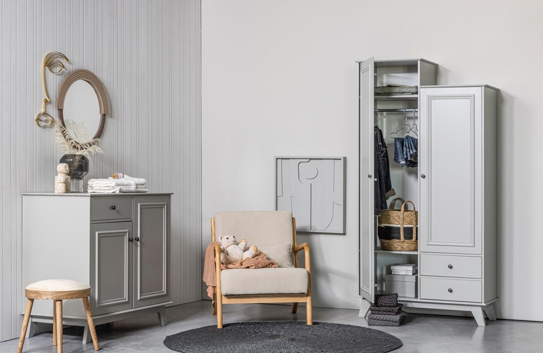 Armadio 'Lily' - Grigio