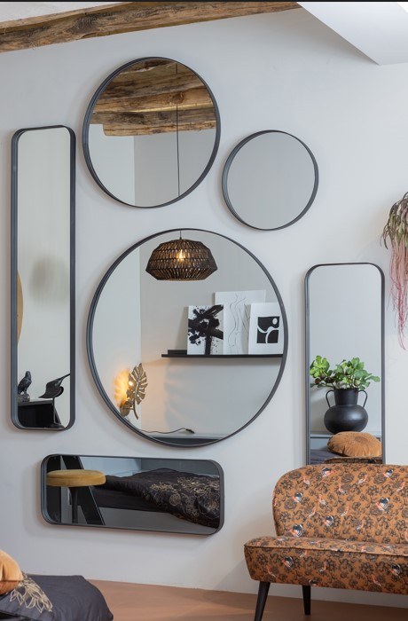 Specchio 'Doutzen' Rotondo 80cm